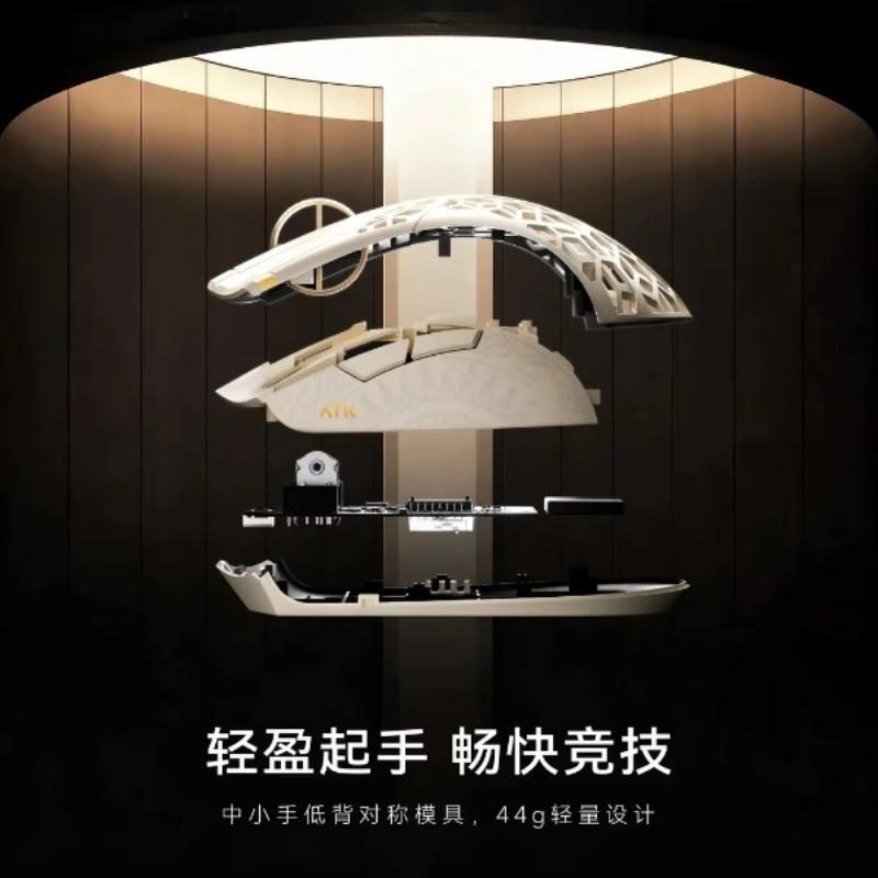Esports Gaming Design - Souris de jeu ergonomique sans fil