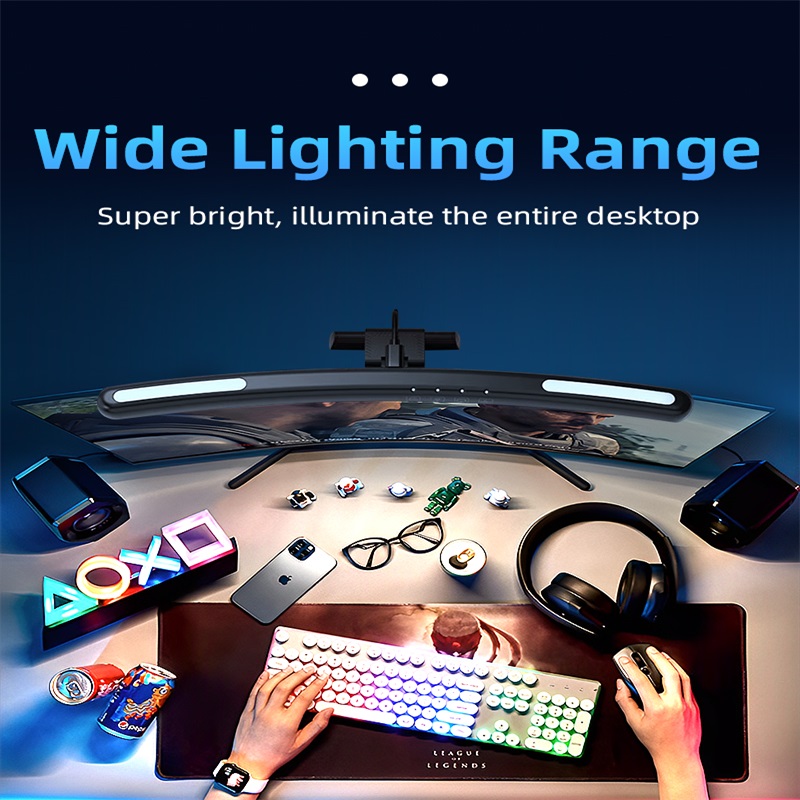 Moniteur LED incurvé barre lum - Gaming Monitor Curved avis et prix