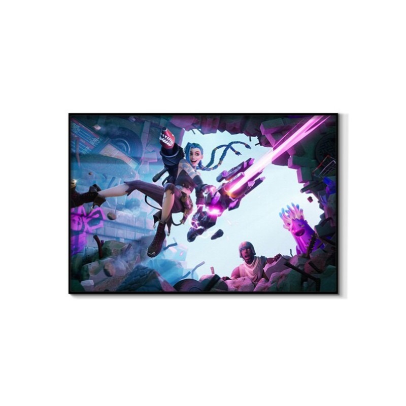 Arcane Jinx Double Version Unf - Esports Gaming Poster avis et prix
