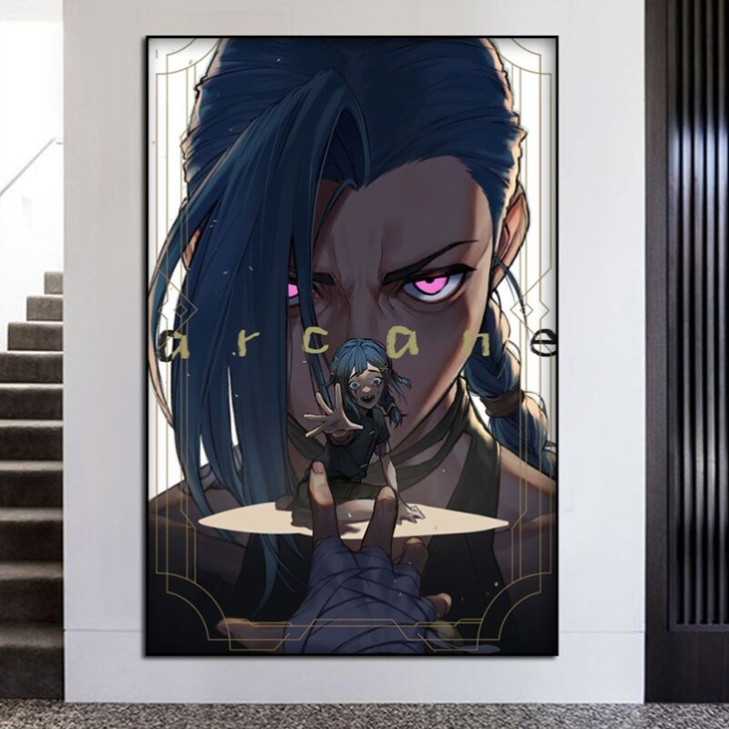 Arcane Jinx Double Version Unf - Esports Gaming Poster avis et prix