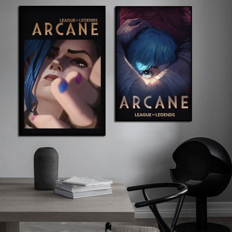Affiche Arcane Jinx Close-Up,  - Esports Gaming Poster avis et prix