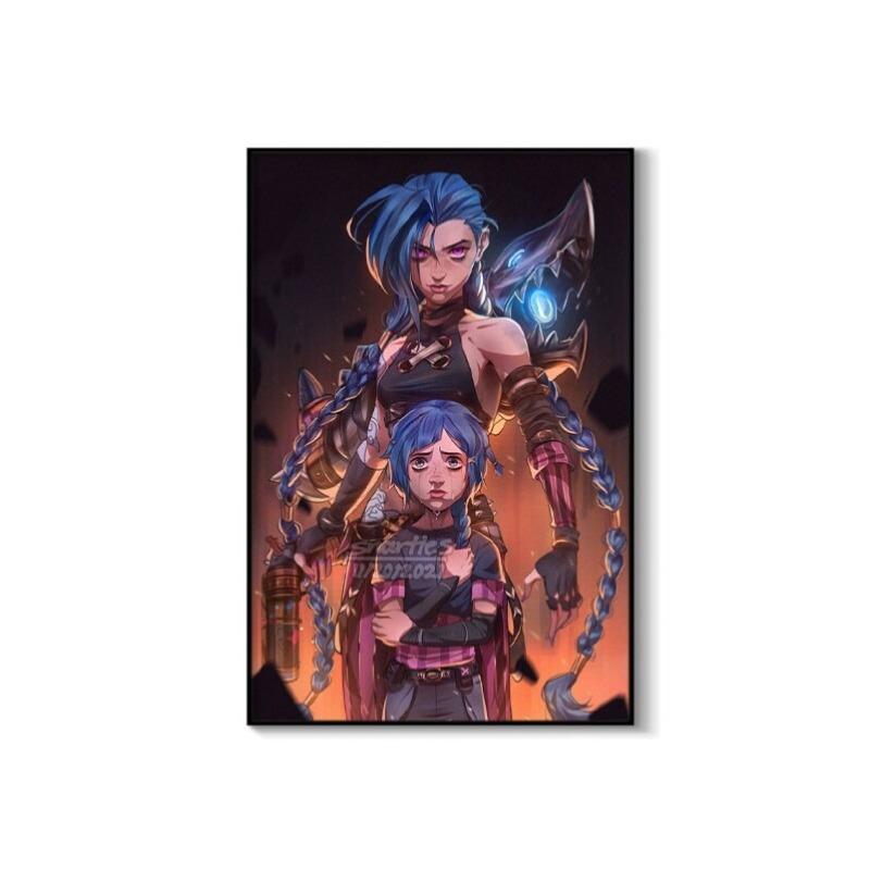 Affiche Arcane Jinx Close-Up,  - Esports Gaming Poster avis et prix