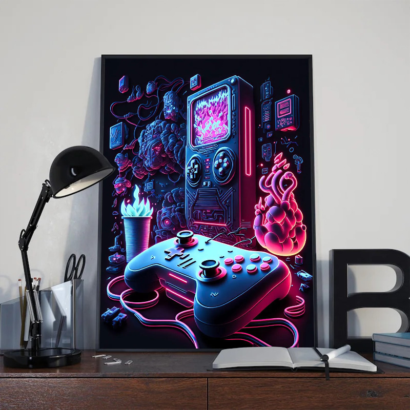 Peinture sur toile d'art mural - Esports Gaming Poster avis et prix
