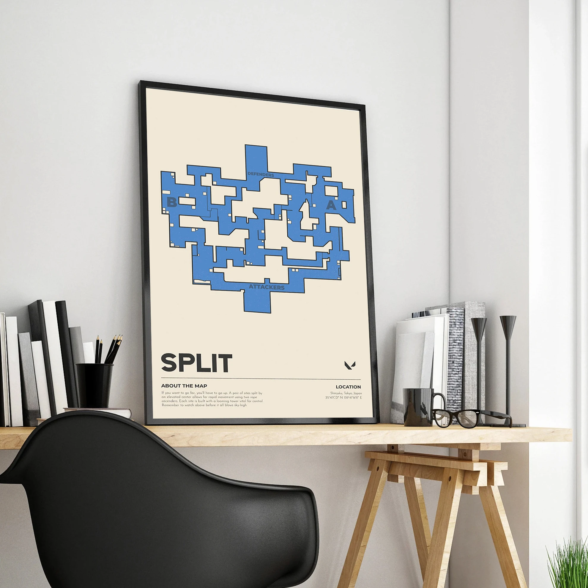 Affiche murale rétro de jeu Va - Esports Gaming Poster avis et prix